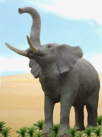 Tiernachbildung eines Elefanten